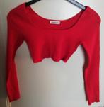 T.M bustier met rode trui, Kleding | Dames, Topjes, Ophalen of Verzenden, Zo goed als nieuw, Rood, Lange mouw