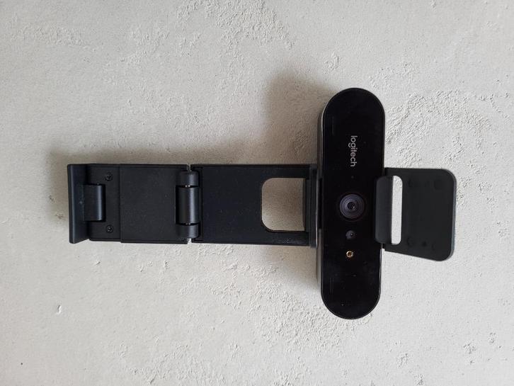 Logitech Brio HD webcam met ingebouwde microfoon, Computers en Software, Webcams, Zo goed als nieuw, Bedraad, MacOS, Windows, Zoomfunctie