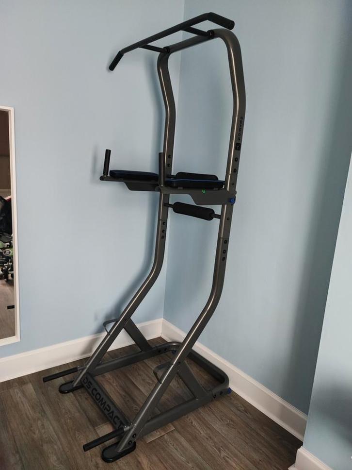 Domyos DS Compact Power tower (Als nieuw!), Sport en Fitness, Fitnessapparatuur, Zo goed als nieuw, Krachtstation, Armen, Benen