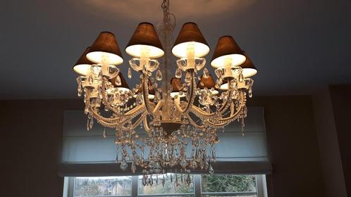Landelijke kroonluchter Maisons du Monde, Huis en Inrichting, Lampen | Kroonluchters, Gebruikt, Kunststof, Metaal, Ophalen