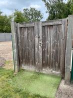 Houten tuinpoort 1m80x 1m80 met sleutel in prima staat, Tuin en Terras, Ophalen, Gebruikt, 150 tot 200 cm, Draaipoort