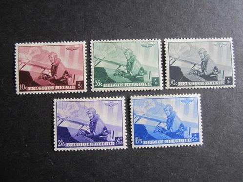 Timbres Belgique - N466 à 470 (x) - 3,00Eur, Postzegels en Munten, Postzegels | Europa | België, Postfris, Frankeerzegel, Luchtvaart