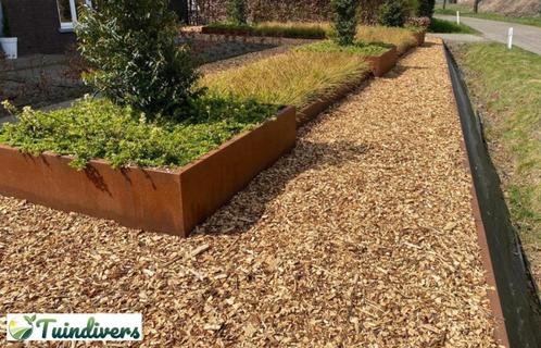 Deco Houtsnippers blank en zuiver zonder blad-onkruidwerend, Tuin en Terras, Aarde en Mest, Overige typen, Ophalen of Verzenden