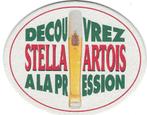 bierviltje 1st Stella Artois decrouvrez, Verzamelen, Verzenden, Stella Artois