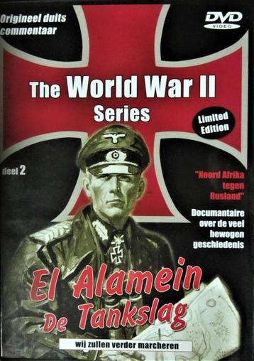DVD OORLOG- THE WORLD WAR II SERIES- EL ALAMEIN, DE TANKSLAG beschikbaar voor biedingen
