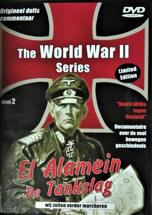 DVD OORLOG- THE WORLD WAR II SERIES- EL ALAMEIN, DE TANKSLAG, Cd's en Dvd's, Dvd's | Actie, Zo goed als nieuw, Oorlog, Alle leeftijden