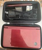 Nintendo DS XL – Rood – Met Games, Case & Oplader, Games en Spelcomputers, Spelcomputers | Nintendo DS, Dsi XL, Met games, Ophalen of Verzenden