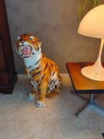 Céramique Tigre Vintage Design Italien 90 cm Années 1970, Collections, Rétro, Enlèvement