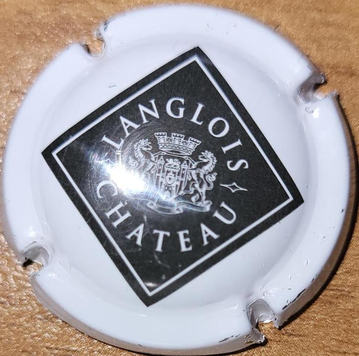 Capsule Crémant de Loire LANGLOIS CHATEAU blanc&noir nr.04, Collections, Vins, Neuf, Autres types, France, Enlèvement ou Envoi