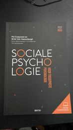 Sociale Psychologie voor toegepaste psychologie, Boeken, Psychologie, Ophalen, Sociale psychologie, Nieuw, Miet Craeynest; Tim Vanhoomissen; Pol Craeynest; Trui Timperm...