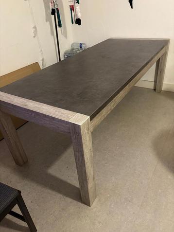 table à manger, Enlèvement, Utilisé, 50 à 100 cm, 200 cm ou plus