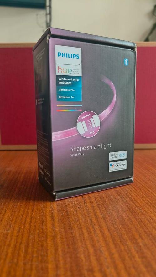 Philips Hue lightstrip Plus Uitbreiding - 1 Meter, Huis en Inrichting, Lampen | Losse lampen, Zo goed als nieuw, Ophalen of Verzenden