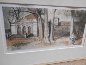 Cadre très ancien avec dessin, Enlèvement ou Envoi, Utilisé, Dessin