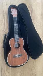 Koa Elektro-akoestische Concert Ukulele, Muziek en Instrumenten, Snaarinstrumenten | Overige, Ophalen of Verzenden, Zo goed als nieuw