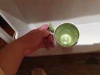Kopje met lepeltje groen, Huis en Inrichting, Keuken | Servies, Ophalen