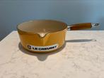 Le Creuset steelpan met houten handvat, 20 cm, Huis en Inrichting, Gietijzer, Nieuw, Ophalen of Verzenden, Keramische plaat