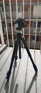 Manfrotto 190XPROB tripod + 804CR2 head, Ophalen, Driepoot, Zo goed als nieuw, 150 tot 175 cm