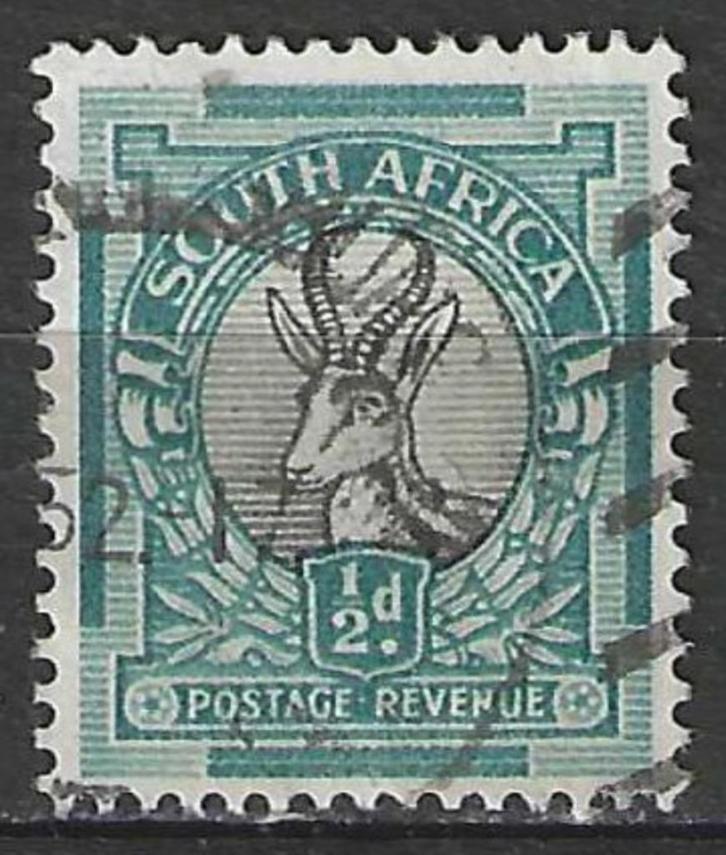 Zuid-Afrika 1926 - Yvert 16 - Antiloop - 1/2 p. (ST), Postzegels en Munten, Postzegels | Afrika, Zuid-Afrika, Verzenden