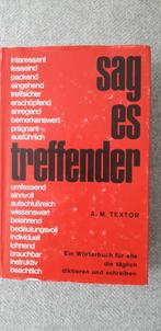 Duits woordenboek - Sag es treffender, Boeken, Taal | Duits, Non-fictie, Ophalen of Verzenden, Zo goed als nieuw