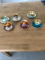6 tasses et sous-tasses en porcelaine, Antiek en Kunst, Ophalen