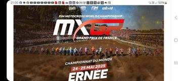 Ticket Mxgp France Ernee, Tickets & Billets, Mai