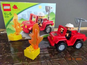 DUPLO Brandweercommandant - 6169*VOLLEDIG*PRIMA STAAT beschikbaar voor biedingen