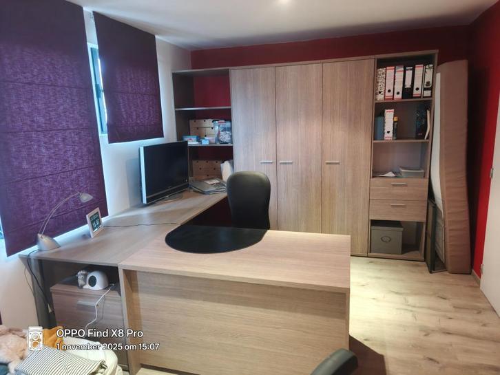 bureau combi, Huis en Inrichting, Bureaus, Gebruikt, Bureau, Ophalen