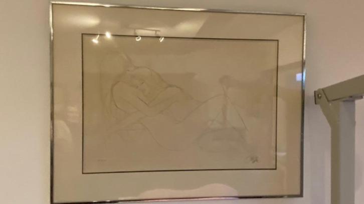 Lithographie érotique signée numérotée Jean-Baptiste Valadié, Antiek en Kunst, Kunst | Litho's en Zeefdrukken, Ophalen