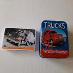 Trucks 50 verzamelkaarten  + metalen box. jaar 2008., Verzamelen, Ophalen of Verzenden