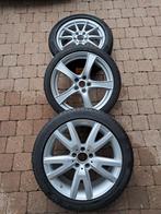 4 jantes 17 – 18 pouces 5/112 pneus hivers M+S:, Autos : Pièces & Accessoires, Pneus & Jantes, Pneus hiver, Enlèvement, Utilisé