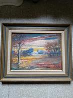 Schilderij gesigneerd A. Steel, Antiek en Kunst, Kunst | Schilderijen | Modern, Ophalen