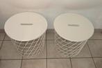 Bijzet tafeltjes / 2 stuks., Huis en Inrichting, Tafels | Bijzettafels, Ophalen, Minder dan 55 cm, Rond, Zo goed als nieuw