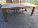 Table en bois robuste, longueur 200 cm, Comme neuf, Enlèvement ou Envoi