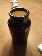 Zwarte vaas (nieuw), Huis en Inrichting, Zwart, Aardewerk of Porselein, Nieuw, Ophalen of Verzenden