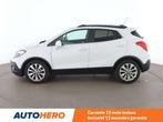 Opel Mokka 1.4 Turbo Cosmo Pack ecoFlex (bj 2016), Auto's, Voorwielaandrijving, Gebruikt, Wit, Leder