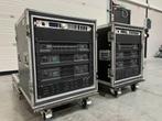 QSC/DBX sub-top amplifier rack (2x), Enlèvement ou Envoi, 120 watts ou plus