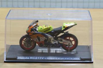 Valentino Rossi Honda RC211V 2003 Valencia 1:24 beschikbaar voor biedingen