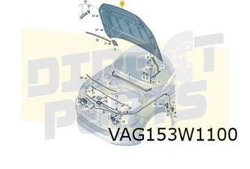 Volkswagen Polo VIII (7/17-7/21) Motorkap Origineel! 2G08230 beschikbaar voor biedingen