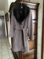 veste d'hiver à robe longue avec fausse fourrure, Enlèvement, Porté, Taille 42/44 (L)