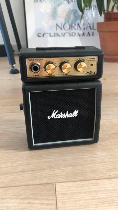 Marshall MS-2 micro amp gitaar, Muziek en Instrumenten, Versterkers | Bas en Gitaar, Zo goed als nieuw, Gitaar, Minder dan 50 watt