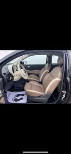 Fiat 500c, Auto's, Euro 6, Cabriolet, Zwart, Leder