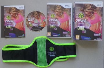 Zumba Fitness Core + Riem voor de Nintendo Wii Compleet, Enlèvement ou Envoi, Comme neuf