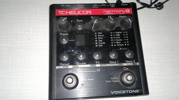 TC-Helicon Harmony G., Muziek en Instrumenten, Effecten, Zo goed als nieuw, Chorus, Delay of Echo, Reverb, Volume, Multi-effect