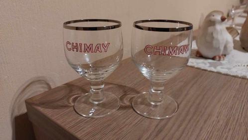 2 Degustatieglazen / Chimay, Verzamelen, Glas en Drinkglazen, Zo goed als nieuw, Bierglas, Verzenden