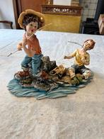 Porcelaine Antique - Capodimonte Cortese  Pêche Pêche, Antiquités & Art, Enlèvement ou Envoi