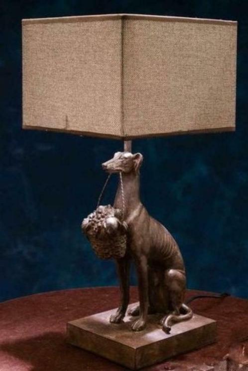 windhond whippet galgo greyhound lamp, Huis en Inrichting, Lampen | Tafellampen, Nieuw, Ophalen of Verzenden