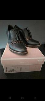 Chaussures à talon Mocassin noir tamaris 37 6 1/2 comme neuf, Ophalen of Verzenden, Zo goed als nieuw, Zwart