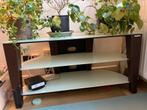 Meuble a télé, Ophalen, Gebruikt, Glas, Minder dan 100 cm