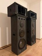 2800 watt speaker set 2 subwoofers en 2 boosters, Audio, Tv en Foto, Luidsprekerboxen, Ophalen, 120 watt of meer, Subwoofer