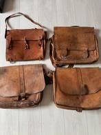 Partij vintage lederen schooltassen, Enlèvement, Comme neuf